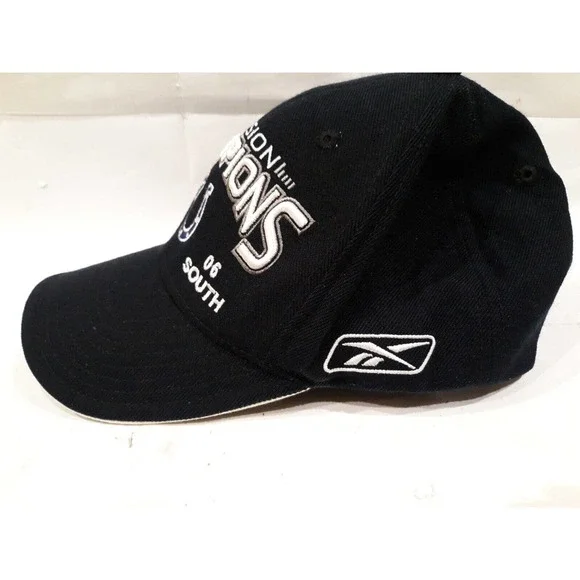 Reebok Indianapolis Colts 2006 AFC South Division Champions Strapback Hat NFL - Picture 3 of 10